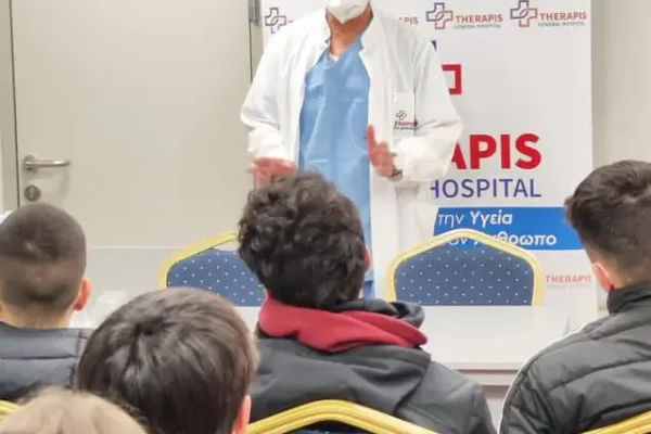 Εκπαιδευτική επίσκεψη μαθητών της Β’ Λυκείου της Λεοντείου Σχολής στο Therapis General Hospital